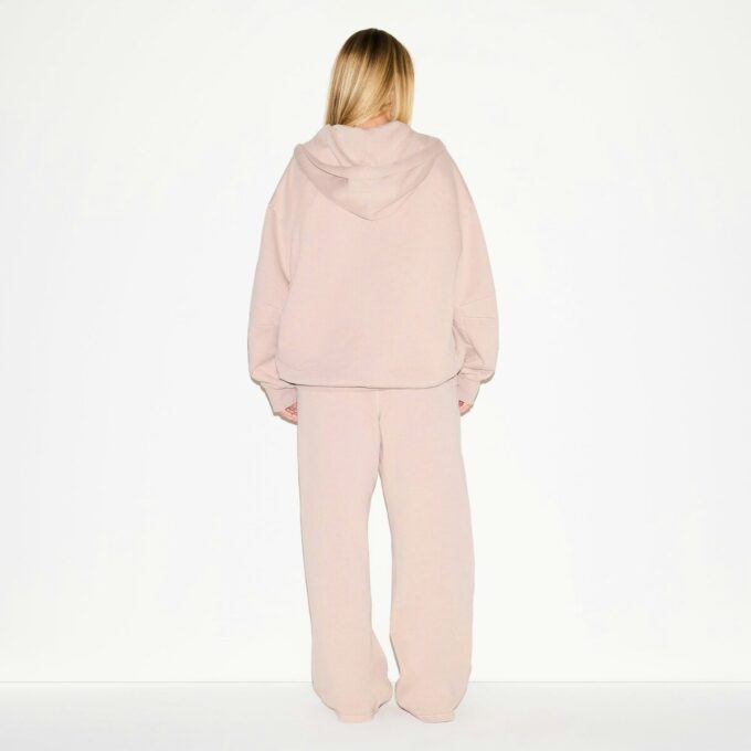 BOYFRIEND FLEECE OVERSIZED ZIP UP HOODIE BOYFRIEND FLEECE OVERSIZED ZIP UP HOODIE