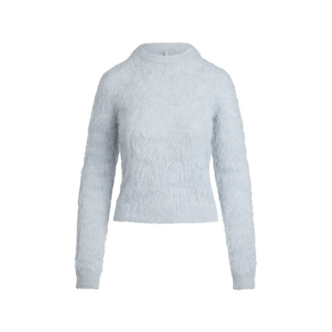 BRUSHED ALPACA CREWNECK SWEATER