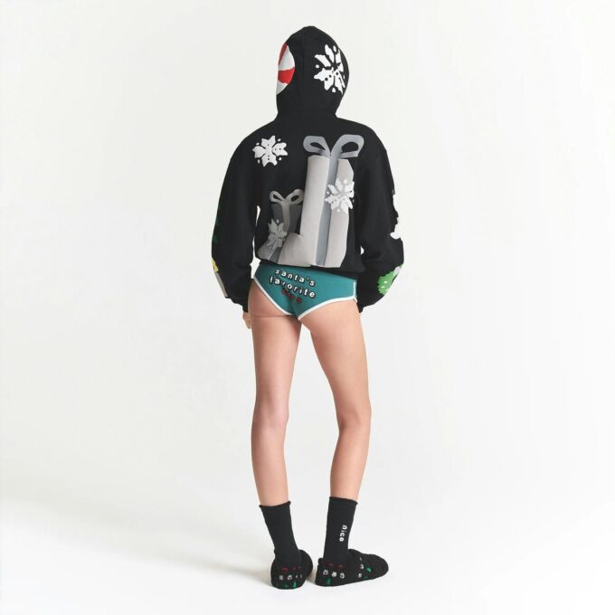 CACTUS PLANT FLEA MARKET X SKIMS COTTON FLEECE HOODIE CACTUS PLANT FLEA MARKET X SKIMS COTTON FLEECE HOODIE