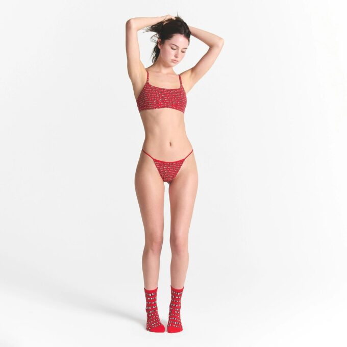 CACTUS PLANT FLEA MARKET X SKIMS COTTON JERSEY STRING BIKINI 5-PACK