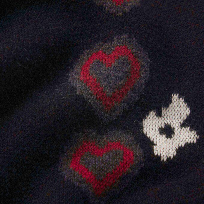 CACTUS PLANT FLEA MARKET X SKIMS COTTON KNIT MENS INTARSIA SWEATER