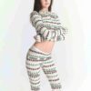 CACTUS PLANT FLEA MARKET X SKIMS COTTON RIB HENLEY AND LEGGING SET CACTUS PLANT FLEA MARKET X SKIMS COTTON RIB HENLEY AND LEGGING SET