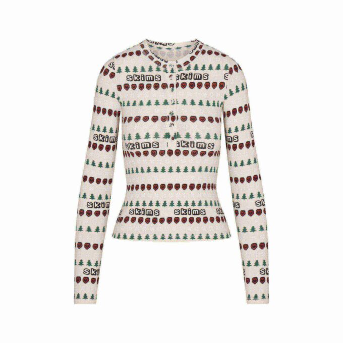 CACTUS PLANT FLEA MARKET X SKIMS COTTON RIB HENLEY AND LEGGING SET CACTUS PLANT FLEA MARKET X SKIMS COTTON RIB HENLEY AND LEGGING SET