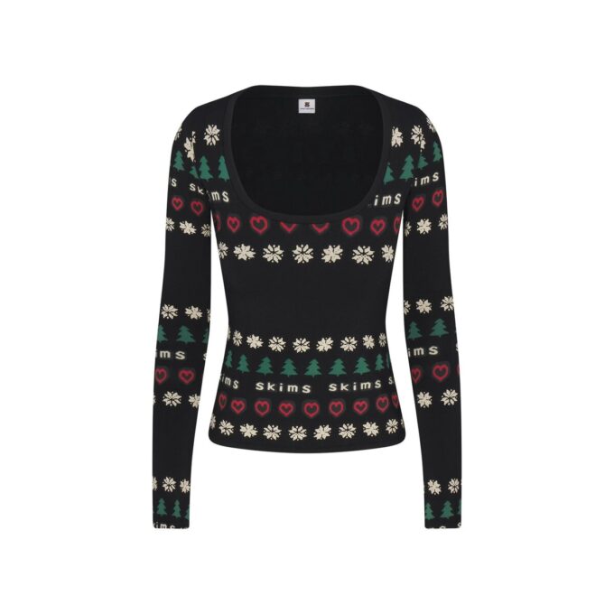 CACTUS PLANT FLEA MARKET X SKIMS SKIMS SLEEP SCOOP NECK SET