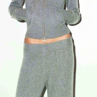 CASHMERE WIDE LEG PANT