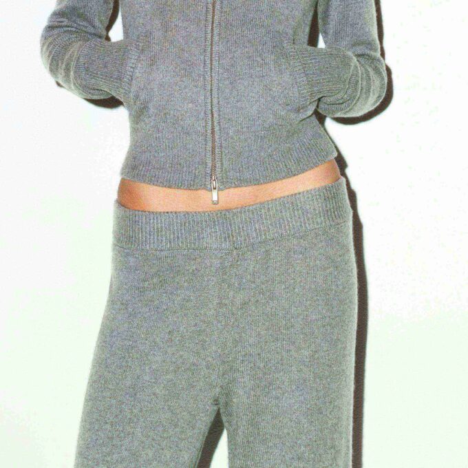 CASHMERE WIDE LEG PANT