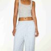 COTTON FLEECE OVERSIZED DOUBLE WAISTBAND PANT COTTON FLEECE OVERSIZED DOUBLE WAISTBAND PANT