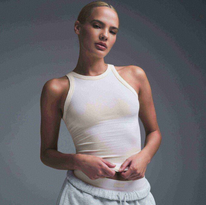 COTTON JERSEY CREW NECK TANK COTTON JERSEY CREW NECK TANK