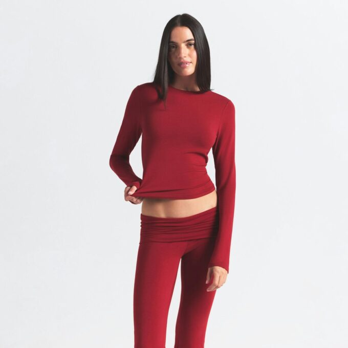 COTTON JERSEY FOLDOVER PANT COTTON JERSEY FOLDOVER PANT