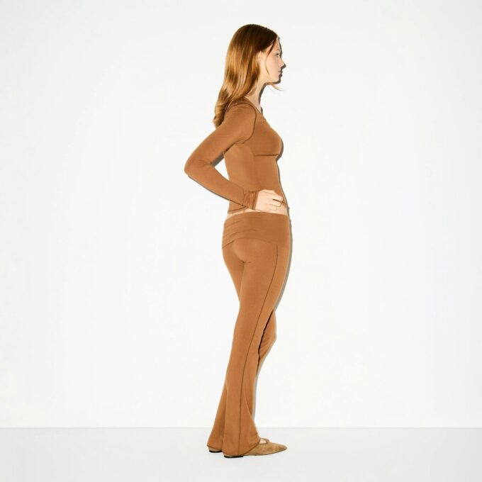 COTTON JERSEY FOLDOVER PANT COTTON JERSEY FOLDOVER PANT