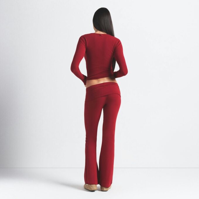 COTTON JERSEY FOLDOVER PANT COTTON JERSEY FOLDOVER PANT