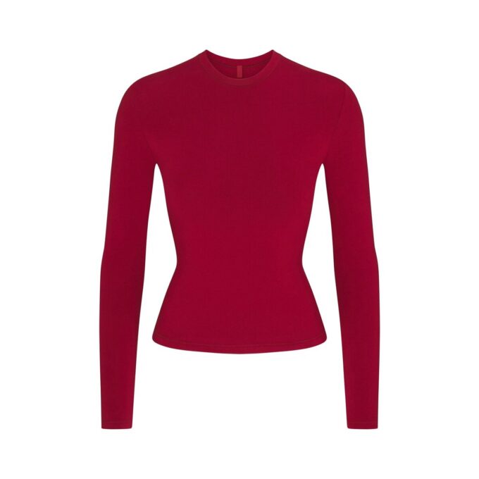 COTTON JERSEY LONG SLEEVE T-SHIRT COTTON JERSEY LONG SLEEVE T-SHIRT