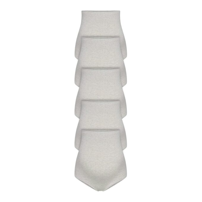 COTTON JERSEY MATERNITY HIGH-WAISTED BRIEF 5-PACK