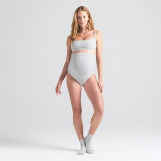 COTTON JERSEY MATERNITY HIGH-WAISTED THONG