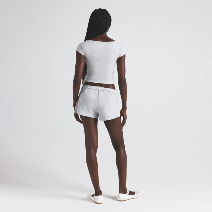 COTTON JERSEY SCOOP NECK T-SHIRT COTTON JERSEY SCOOP NECK T-SHIRT