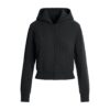 COTTON JERSEY ZIP UP HOODIE COTTON JERSEY ZIP UP HOODIE
