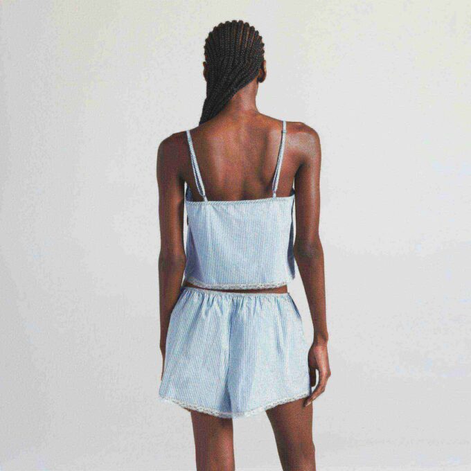 COTTON POPLIN SLEEP CAMI COTTON POPLIN SLEEP CAMI