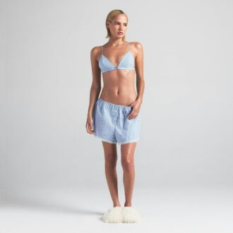 COTTON POPLIN SLEEP SHORT