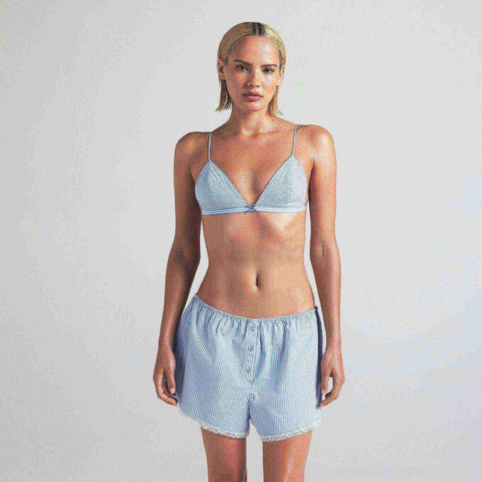 COTTON POPLIN SLEEP SHORT COTTON POPLIN SLEEP SHORT