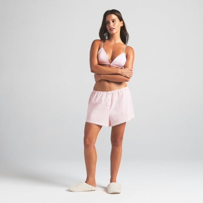 COTTON POPLIN SLEEP SHORT COTTON POPLIN SLEEP SHORT