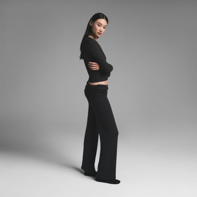 COTTON RIB LONG SLEEVE T-SHIRT COTTON RIB LONG SLEEVE T-SHIRT