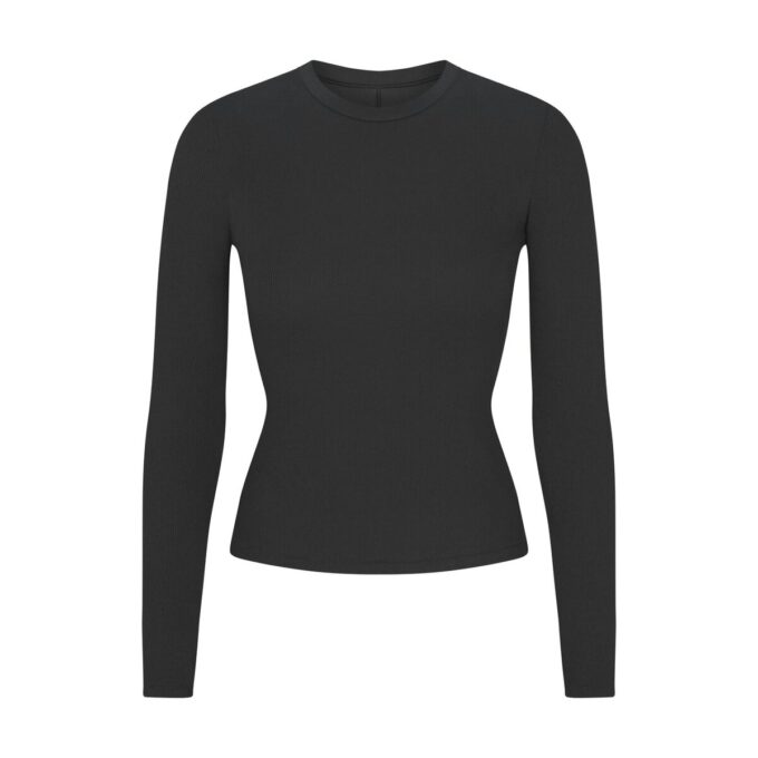 COTTON RIB LONG SLEEVE T-SHIRT COTTON RIB LONG SLEEVE T-SHIRT
