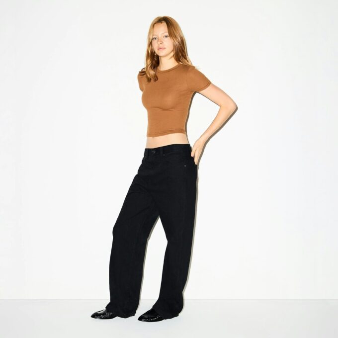 COTTON RIB T-SHIRT COTTON RIB T-SHIRT