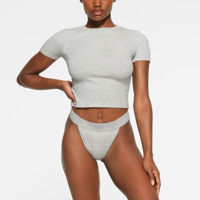 COTTON RIB T-SHIRT COTTON RIB T-SHIRT