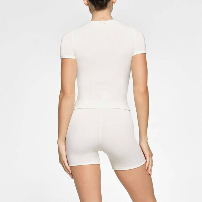 COTTON RIB T-SHIRT COTTON RIB T-SHIRT