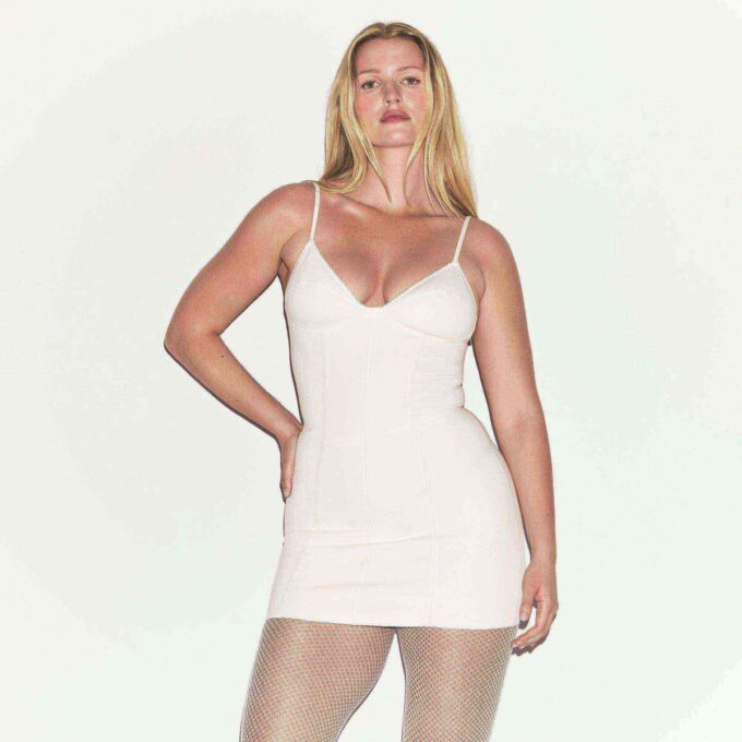 COTTON SHAPEWEAR MINI DRESS COTTON SHAPEWEAR MINI DRESS