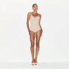 COTTON SHAPEWEAR THONG BODYSUIT
