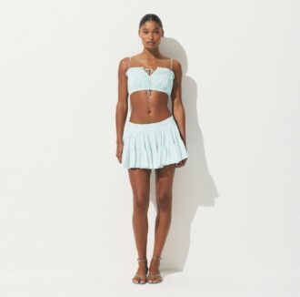 COTTON VOILE MINI SKIRT