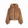 FAUX FUR ZIP UP JACKET FAUX FUR ZIP UP JACKET