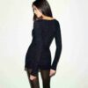 FEATHERWEIGHT CASHMERE HENLEY MINI DRESS FEATHERWEIGHT CASHMERE HENLEY MINI DRESS