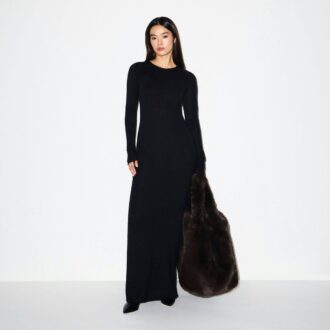 FEATHERWEIGHT CASHMERE LONG DRESS