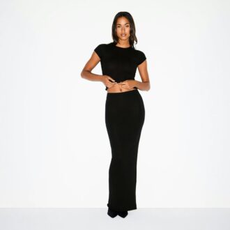 FEATHERWEIGHT CASHMERE LONG SKIRT