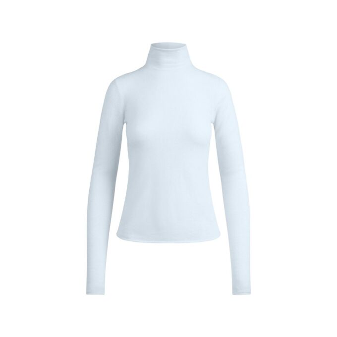 FEATHERWEIGHT CASHMERE TURTLENECK