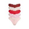 FITS EVERYBODY LACE DIPPED THONG 5-PACK FITS EVERYBODY LACE DIPPED THONG 5-PACK