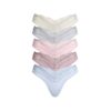 FITS EVERYBODY LACE DIPPED THONG 5-PACK FITS EVERYBODY LACE DIPPED THONG 5-PACK