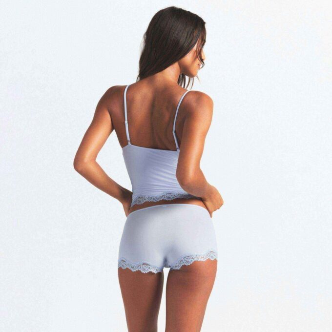 FITS EVERYBODY LACE TRIANGLE CAMI AND BOY SHORT SET FITS EVERYBODY LACE TRIANGLE CAMI AND BOY SHORT SET