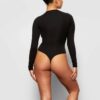 FITS EVERYBODY LONG SLEEVE CREW NECK BODYSUIT
