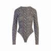 FITS EVERYBODY LONG SLEEVE CREW NECK BODYSUIT