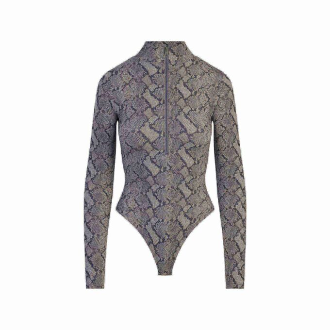 FITS EVERYBODY ZIP FRONT BODYSUIT