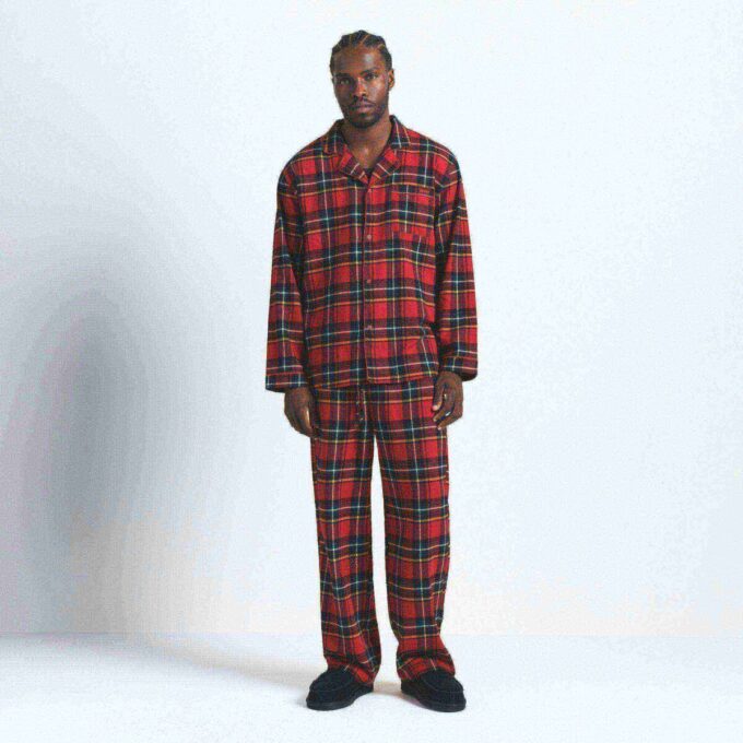 FLANNEL SLEEP MENS SLEEP SET FLANNEL SLEEP MENS SLEEP SET