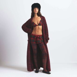 FLANNEL SLEEP MICRO SHORT