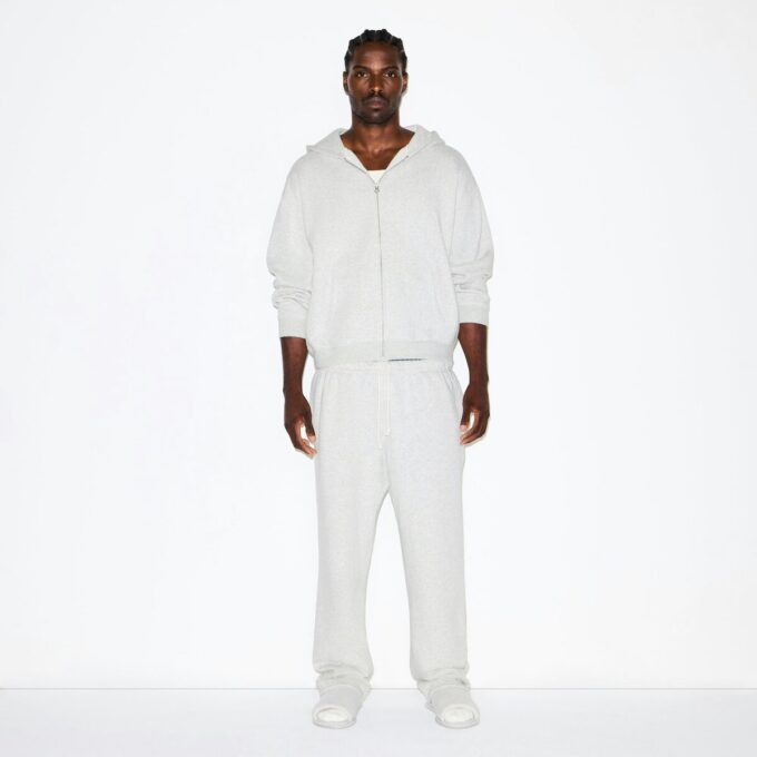 FLEECE LOUNGE MENS RELAXED ZIP UP HOODIE