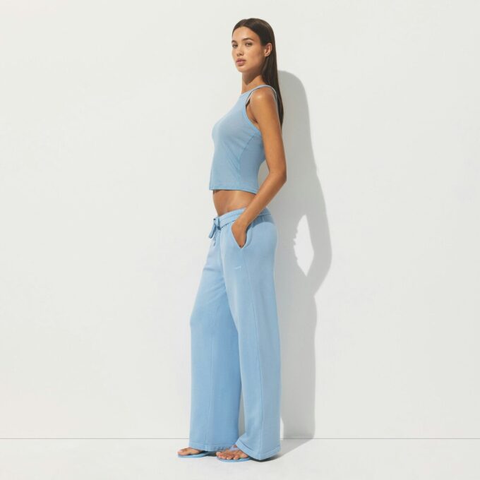 FRENCH TERRY STRAIGHT LEG PANT