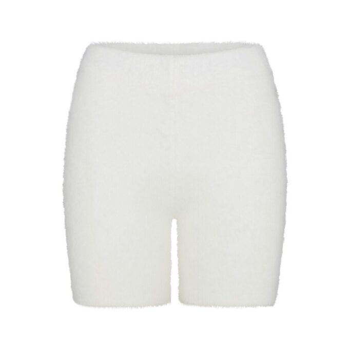 FUZZY KNITS CROP TOP AND SHORT SET