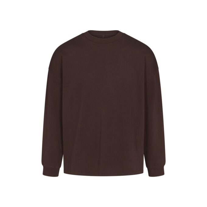 HEAVY COTTON OVERSIZED LONG SLEEVE T-SHIRT HEAVY COTTON OVERSIZED LONG SLEEVE T-SHIRT