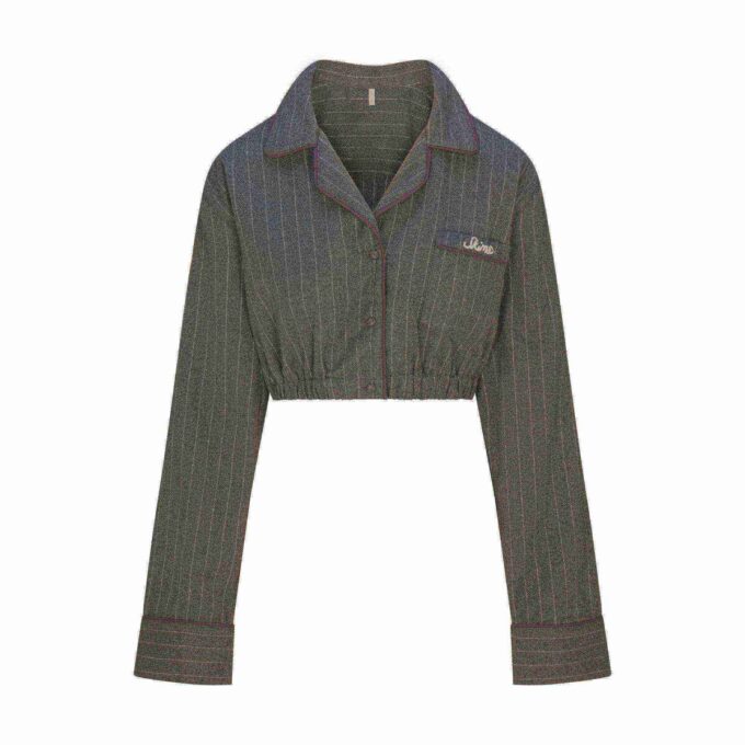 HEAVY FLANNEL CROPPED SLEEP SET HEAVY FLANNEL CROPPED SLEEP SET